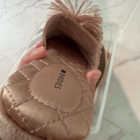 Birdies Women's Blush Fringe Slippers - Picture 6 of 8